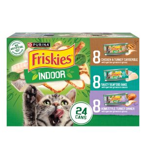Friskies Indoor Wet Cat Food Variety Pack
