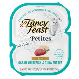 Fancy Feast Gourmet Petites Ocean Whitefish & Tuna Entree Pate Wet Cat Food