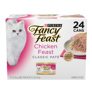 Fancy Feast Grain Free Chicken Feast Classic Pate Collection Wet Cat Food Multi-Pack