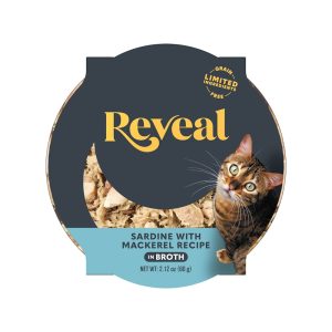 Reveal Limited Ingredient Natural Grain Free, Sardine with Mackerel in Broth Wet Food for Cats