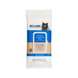 Well & Good Deodorizing Honey Oatmeal Cat Wipes