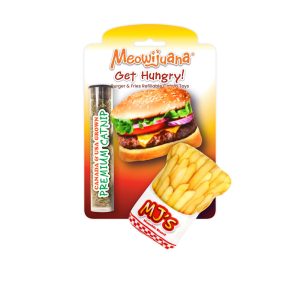 Meowijuana Get Hungry Refillable Burger and Fries Cat Toy
