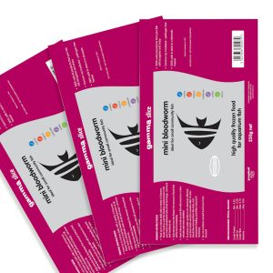 Tropical Marine Centre Gamma Frozen Food Mini Bloodworms Slice Pack Fish Food