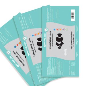 Tropical Marine Centre Gamma Frozen Food Garlic Brine Shrimp Slice Pack Fish Food
