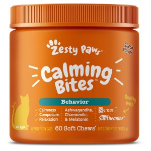 Zesty Paws Bacon Calming Bites for Cats