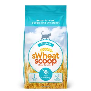 sWheat Scoop Original Natural Clumping Wheat Cat Litter