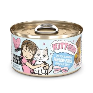 B.F.F. Kitten! Chicken & Pumpkin Pawsome Purrs! Dinner in Gravy Wet Cat Food