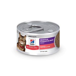 Hill's Science Diet Adult Sensitive Stomach & Sensitive Skin Salmon & Vegetable Entree Wet Cat Food