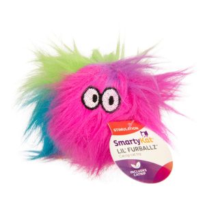 SmartyKat Lil' Furballz Plush Catnip Ball Cat Toy