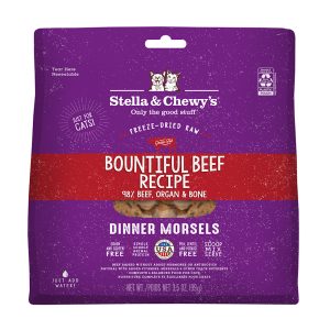 Stella & Chewy's Freeze Dried Bountiful Beef Recipe Dinner Morsels Cat Food