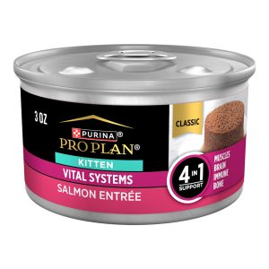 Purina Pro Plan Vital Systems Salmon Entreed 4-in-1 Wet Kitten Food