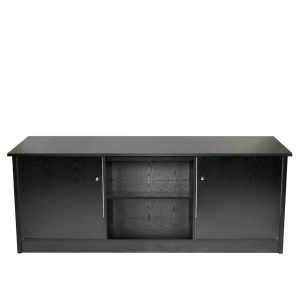 North American Pet Products 125-Gallon Black Wooden Aquarium Stand