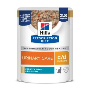 Hill's Prescription Diet c/d Multicare Feline Vegetable, Tuna & Rice Stew Wet Cat Food