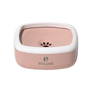 ELS Pet Sugar-shaped Floating Water Bowl for Dogs with Advanced Features for Clean and Tidy Hydration