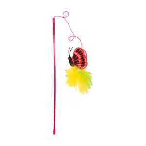 Leaps & Bounds Red Butterfly Cat Teaser Toy