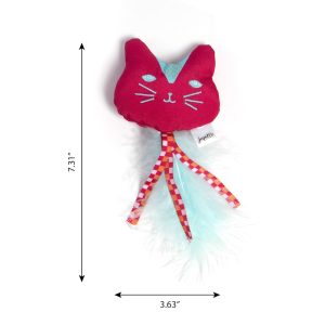 Jupiter Pink Floating Feline Feather Cat Toy