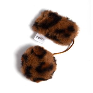 Jupiter Brown Cheetah Print Pounce Cat Toy