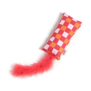 Jupiter Checker Feather Kicker Cat Toy