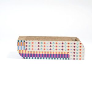 Jupiter Chic Scratcher with Ball Track for Cats