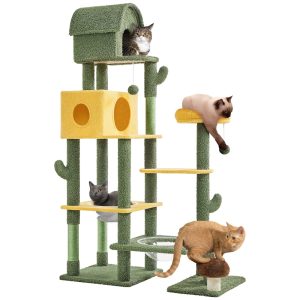 Topeakmart Oasis-themed Large Cat Tree with Condos and Toys