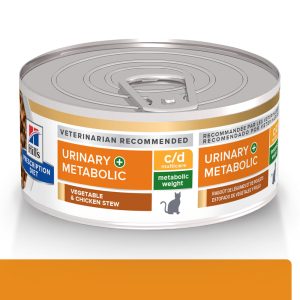 Hill's Prescription Diet c/d Multicare + Metabolic Vegetable & Chicken Stew Wet Cat Food