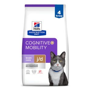 Hill's Prescription Diet Brain Care + j/d Joint Care with Salmon Dry Cat Food