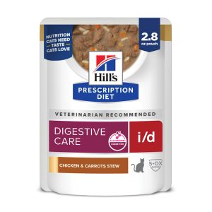 Hill's Prescription Diet i/d Digestive Care Chicken & Carrot Stew Wet Cat Food