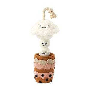 Injoya Boba Time Interactive Puzzle Snuffle Toy for Dogs and Cats
