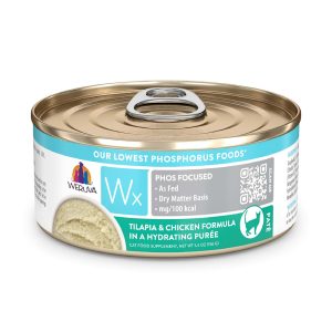 Weruva Wx Phos Focused Tilapia & Chicken Formula in a Hydrating Puree Wet Cat Food