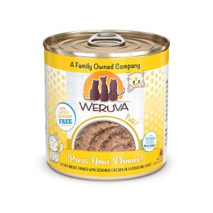 Weruva Pate Press Your Dinner! Chicken Breast with Deboned Chicken in a Hydrating Puree Wet Cat Food