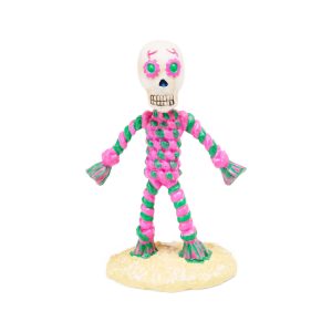 Petco Dia de los Muertos Pink Skeleton Aquarium Decor
