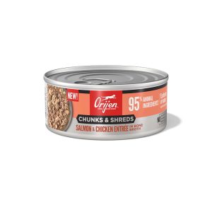 ORIJEN Chunks & Shreds Salmon & Chicken Entree Wet Cat Food
