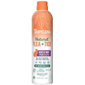 TropiClean Natural* Flea + Tick + Home Easy Mist Cat Spray