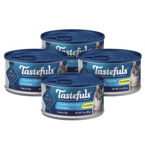 Blue Buffalo Tastefuls Flaked Style, Chicken in Gravy Entree Natural Wet Cat Food