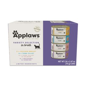Applaws Natural Broth Selection Wet Cat Food Variety Pack