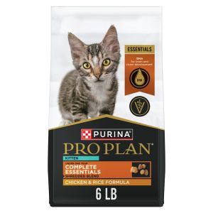 Purina Pro Plan Complete Essentials Shredded Blend Chicken and Rice Formula Dry Kitten Food