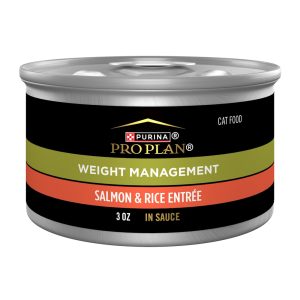 Purina Pro Plan Adult Weight Management Salmon and Rice Entree in Sauce High Protein Wet Cat Food