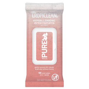 TropiClean PURE Hypoallergenic Wipes