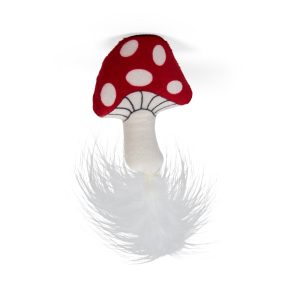 Merry Makings Holiday Mushroom Cat Toy
