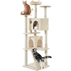 Topeakmart Cat Tree Condo with 2 Condos