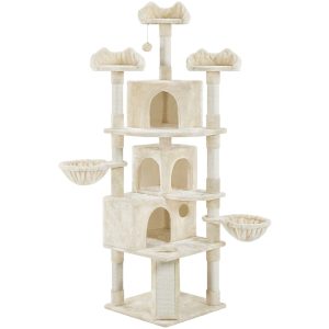 Topeakmart Cat Tree with 3 Condos