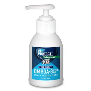 Pet Protect from the Makers of Advantage Omega3 Liquid for Small Dogs & Cats