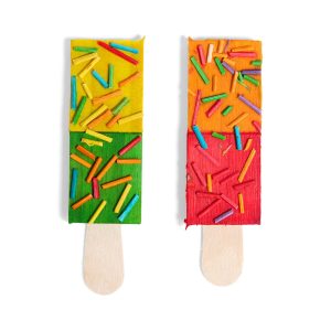 EveryYay Sprinkle Popsicle Small Animal Wood Chew Toys