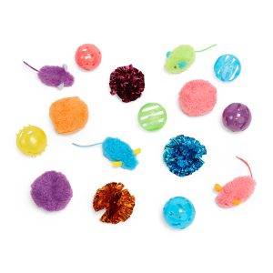 Petco Plush Mice & Variety Ball Cat Toy Multipack