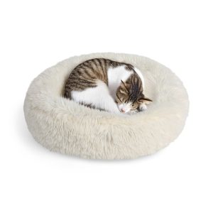EveryYay Shag Round Cat Bed