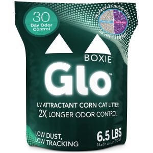 Boxiecat Glo Natural Attractions 30 Day Odor Control Clumping Corn Cat Litter