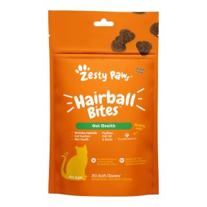Zesty Paws Hairball Bites Bacon for Cats