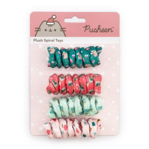Pusheen Holiday Spiral Cat Toy