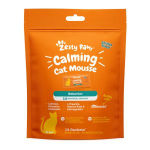 Zesty Paws Mousse Calming, Chicken for Cats