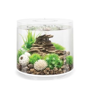 biOrb White TUBE 15 Aquarium with Standard Light